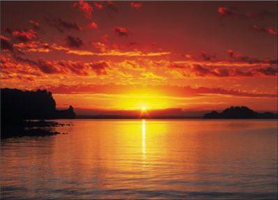 Anochecer Lago Puyehue